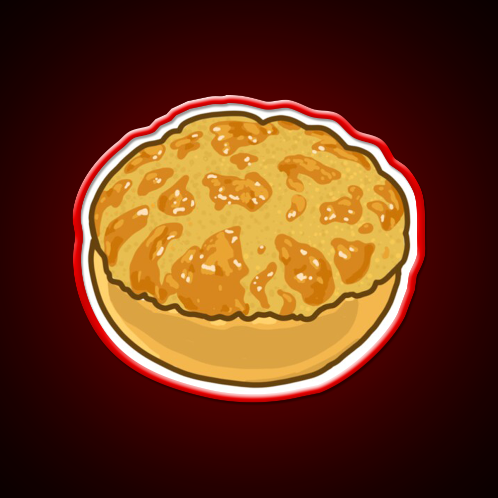 Pineapple Bun Hong Kong Dim Sum Bakery Led Neon Sign Chinese Food Rgb Color