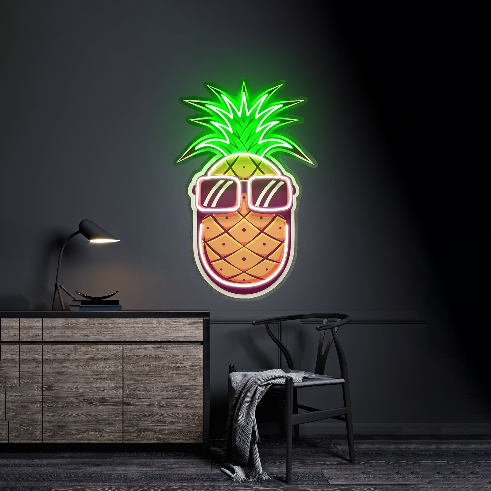 Pineapple Led Neon Sign Light Custom Led Signs - Shineneon
