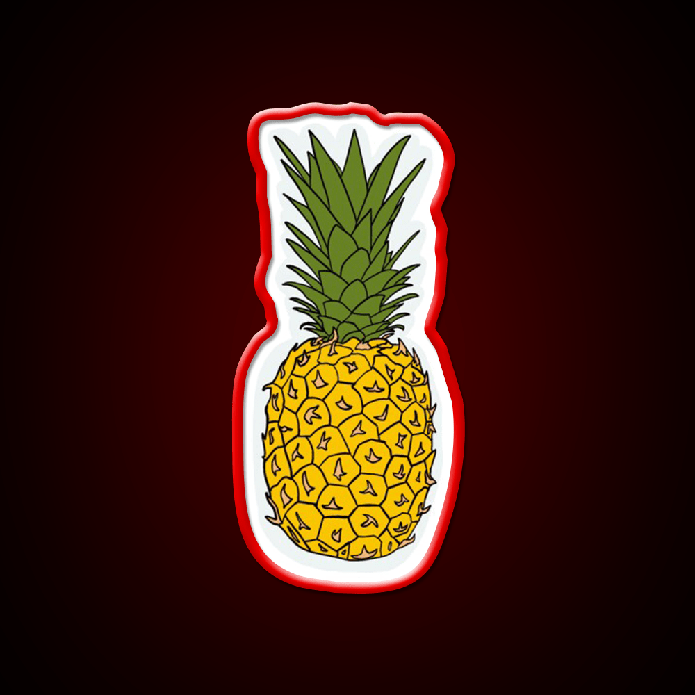 Pineapple Snack Food Led Neon Sign Rgb Color - Shineneon
