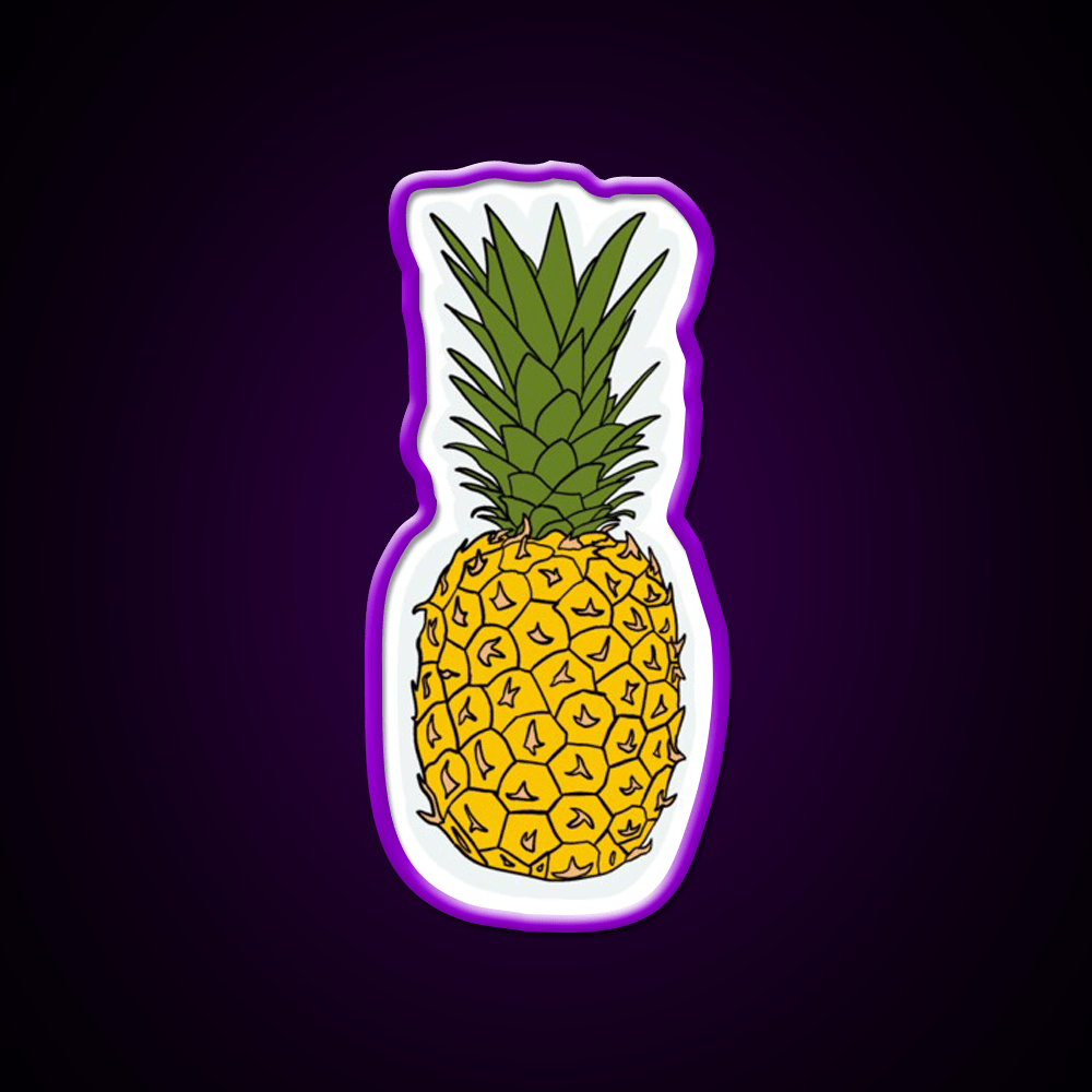 Pineapple Snack Food Led Neon Sign Rgb Color - Shineneon