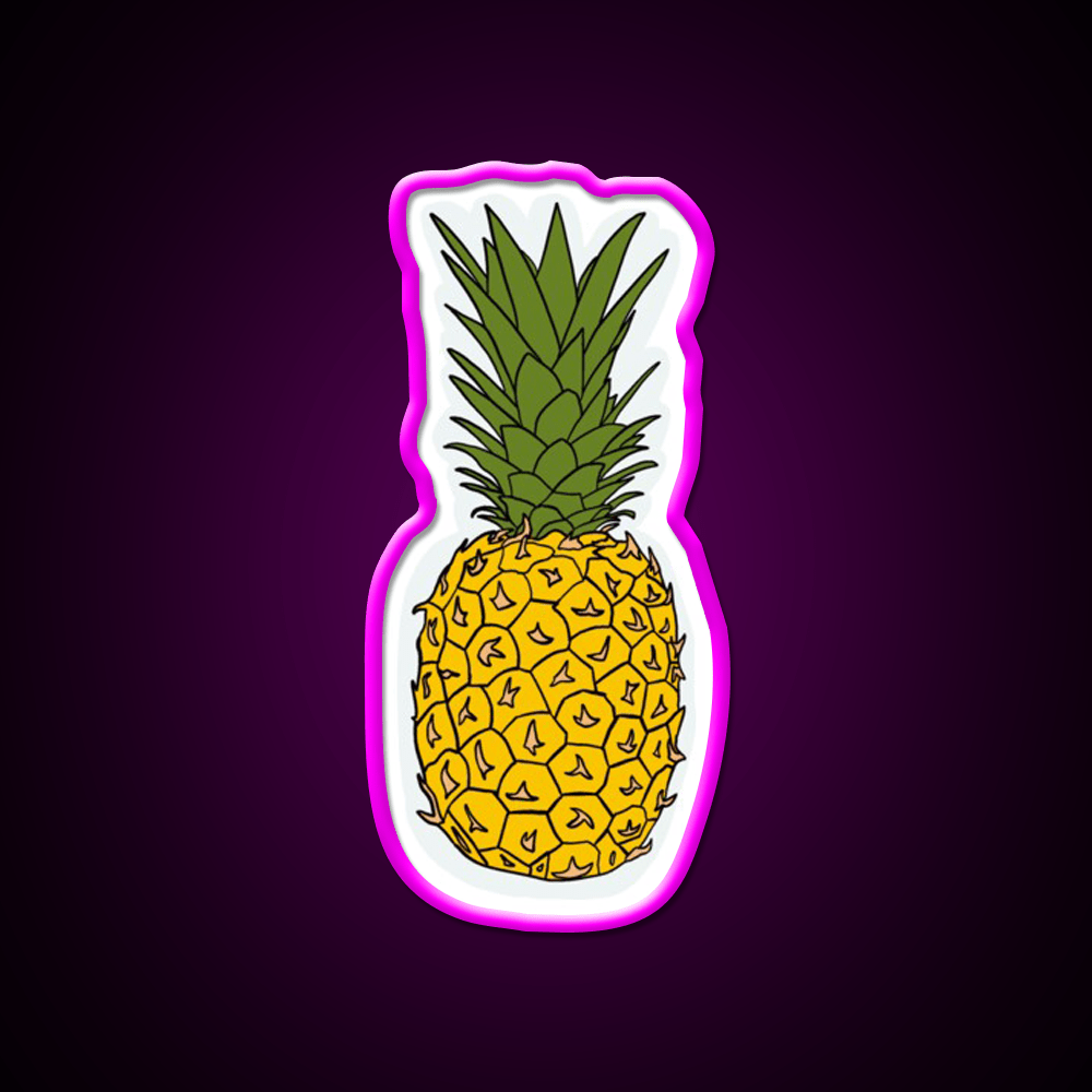 Pineapple Snack Food Led Neon Sign Rgb Color - Shineneon