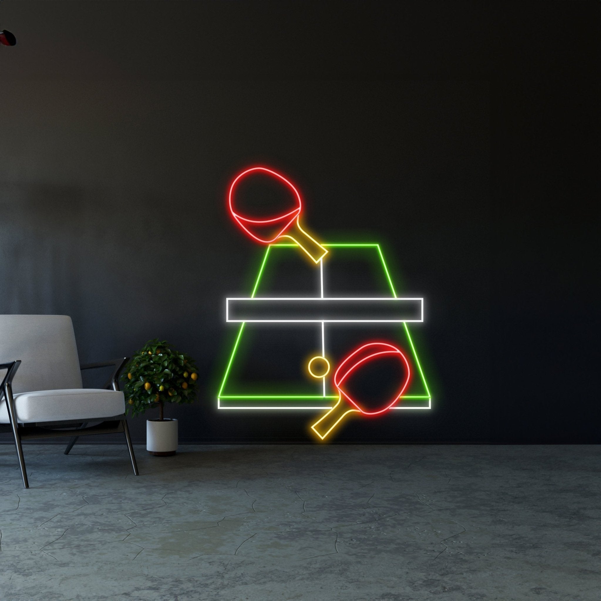 Ping Pong Table Neon Sign - Shineneon