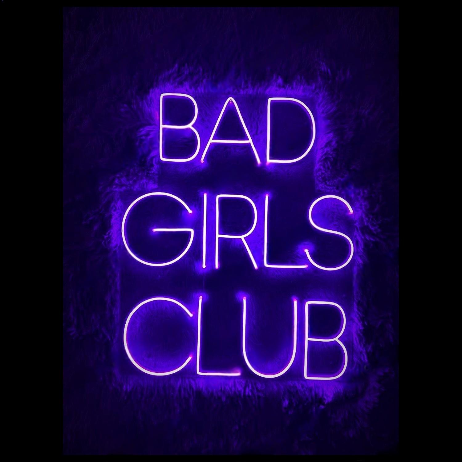 Pink Bad Girls Club Led Neon Sign For Nightclub Bar Decor | Shineneon