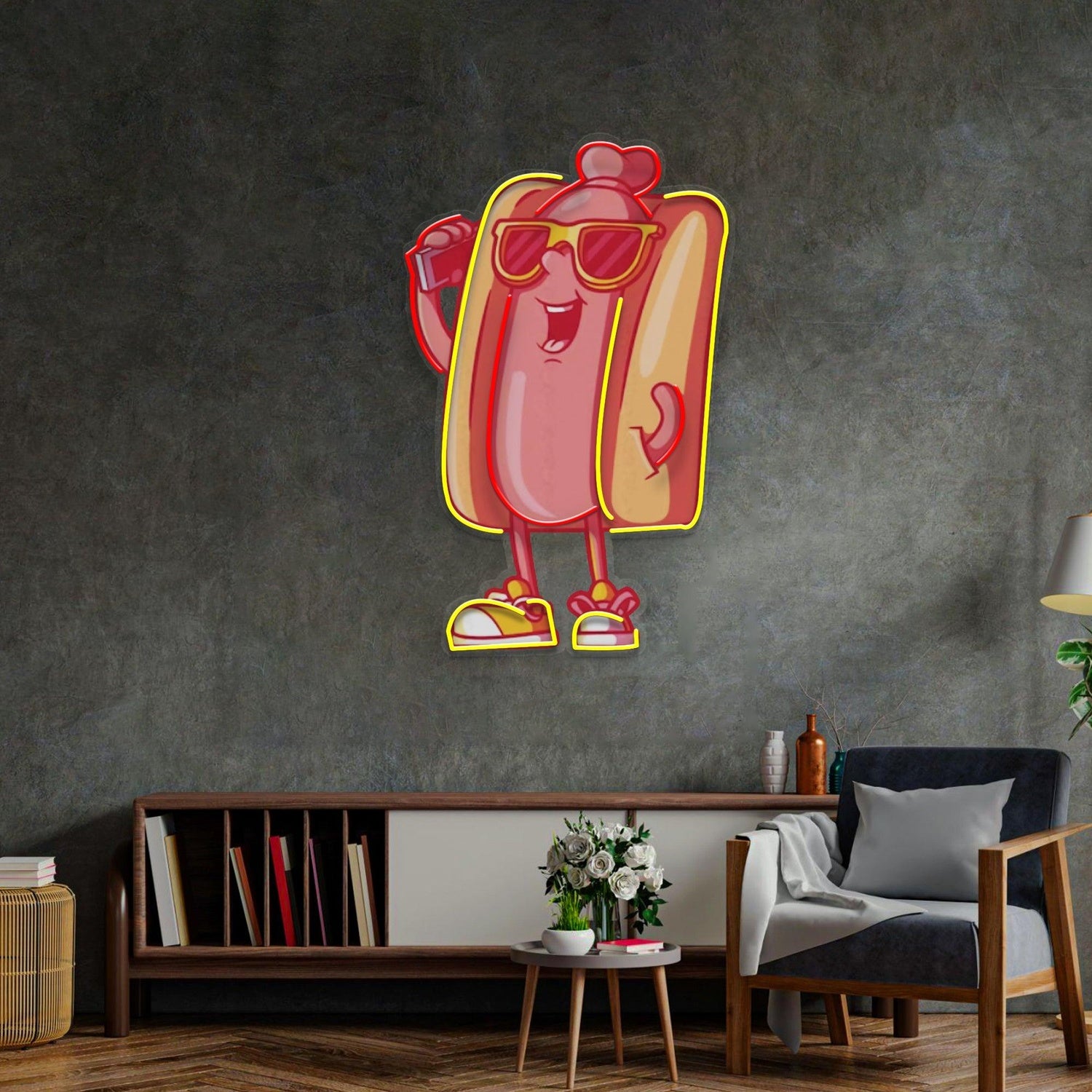 Pink-Blue Game Controller Uv Printed Led Neon Sign Gaming Room Decor | Shineneon