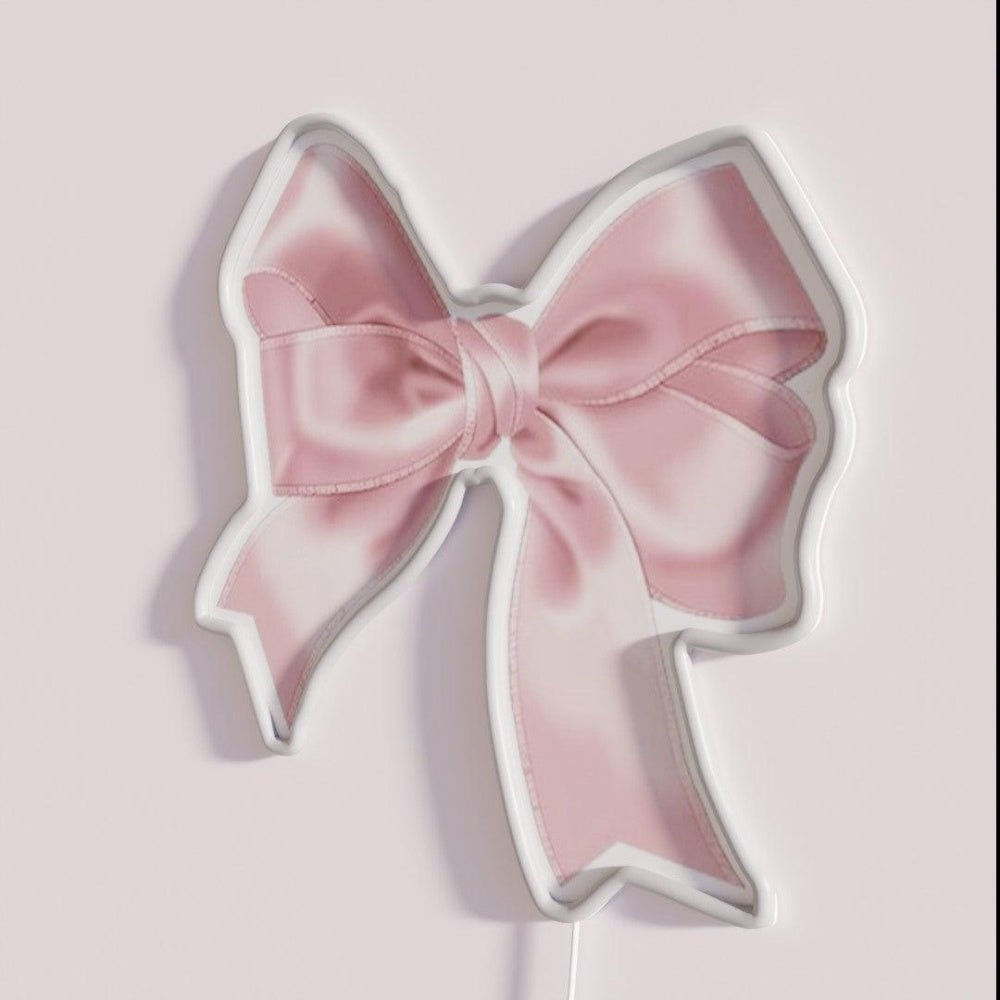 Pink Bow Rgb Led Neon Sign - Shineneon