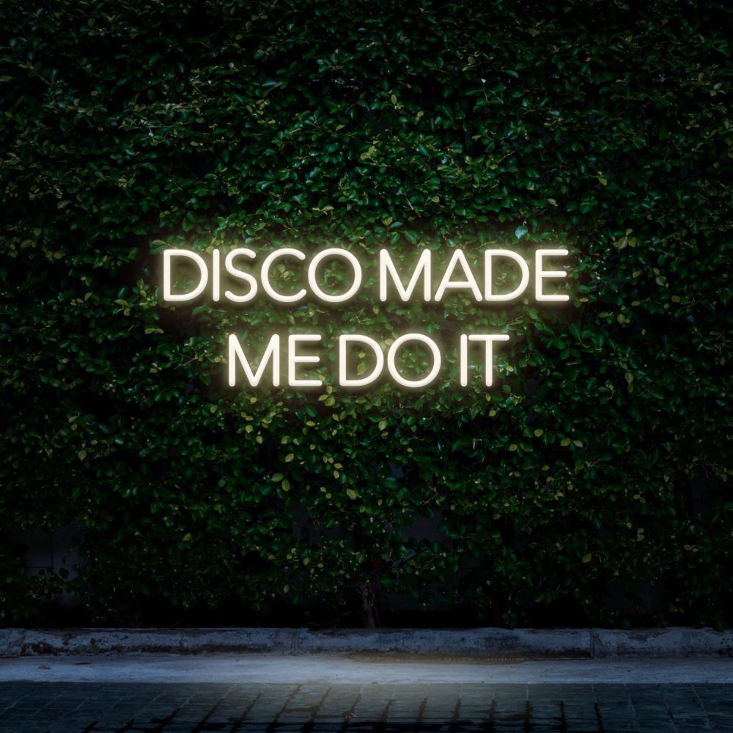 Pink Disco Made Me Do It Led Neon Sign For Outdoor Nightclub Decor | Shineneon