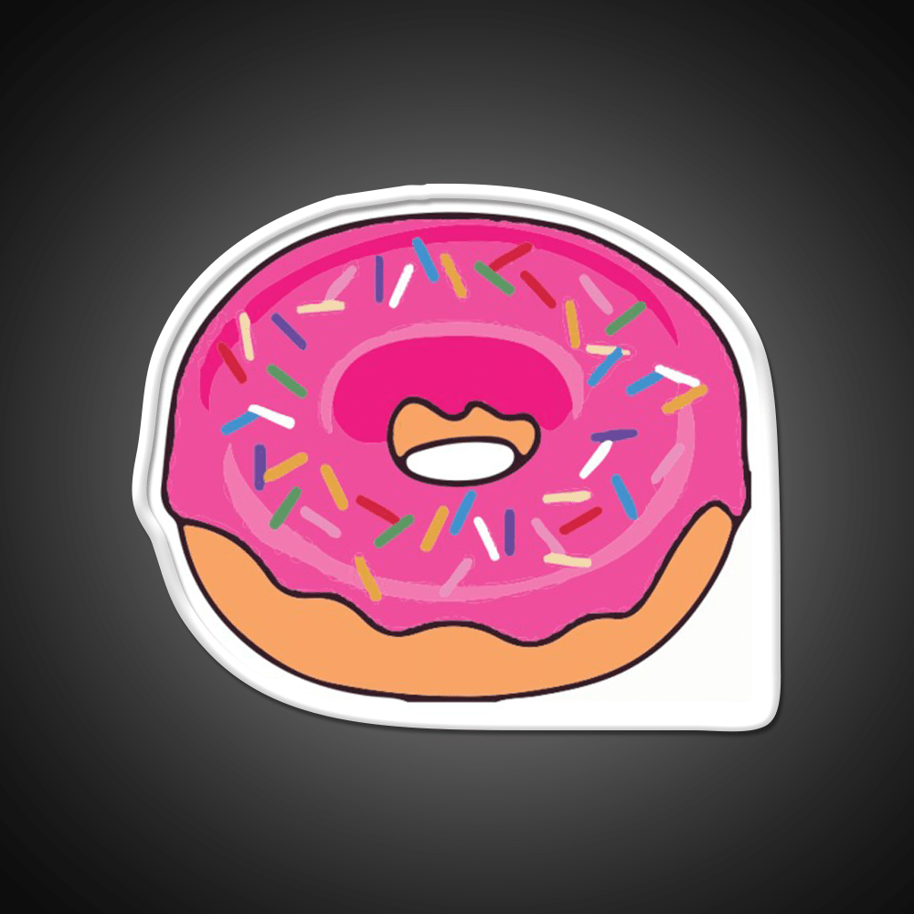Pink Donut Snack Food Led Neon Sign Rgb Color - Shineneon
