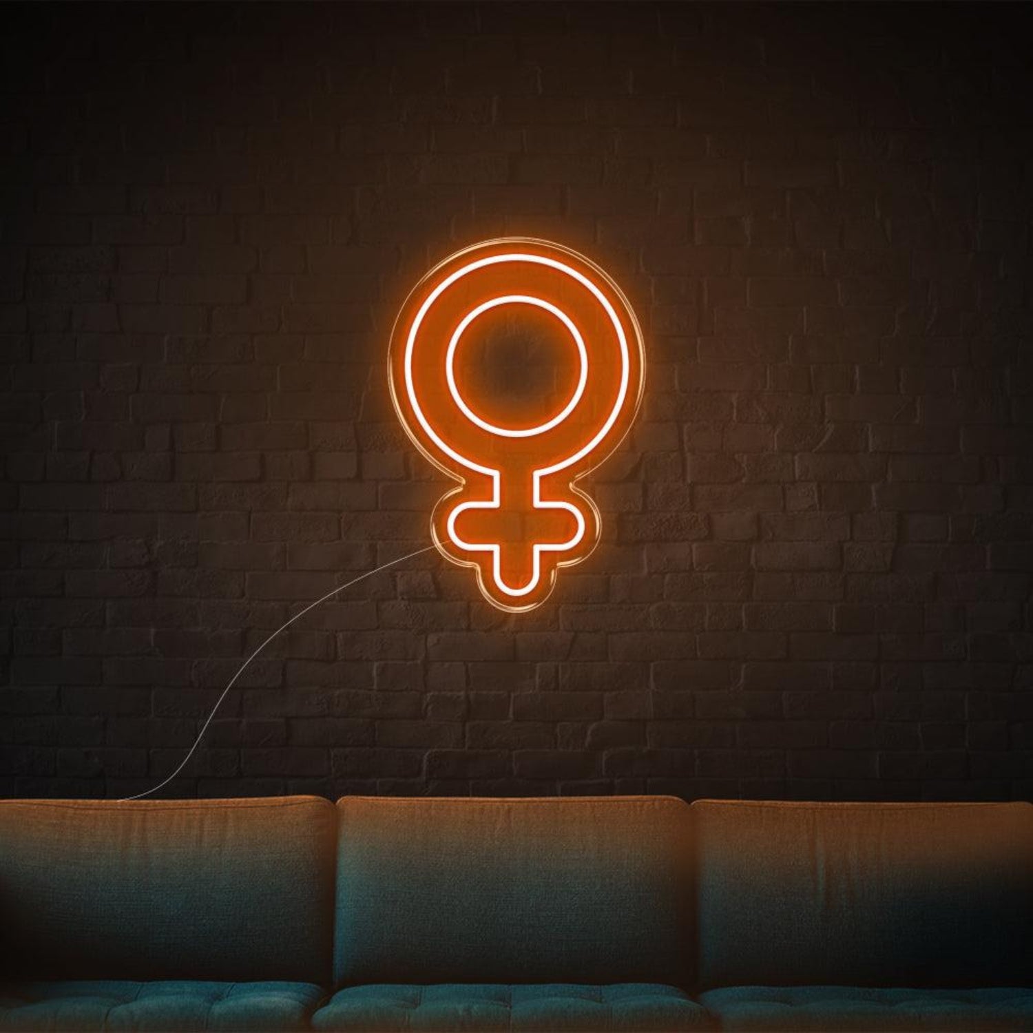 Pink Female Symbol Led Neon Sign For Bedroom Studio Wall Art | Shineneon