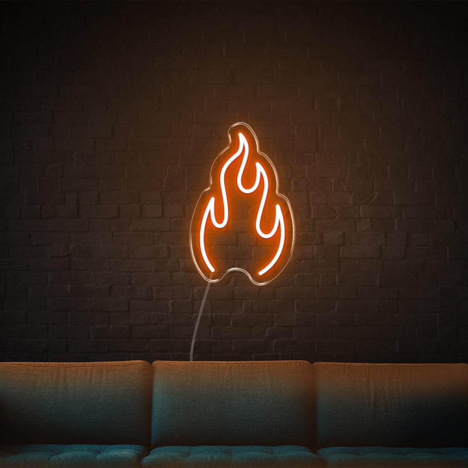 Pink Flame Led Neon Sign For Home Decor | Shineneon