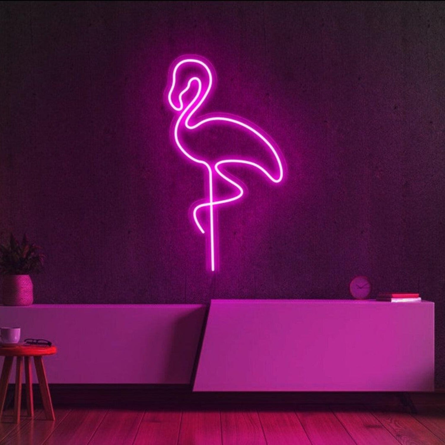 Pink Flamingo Led Neon Sign For Home Decor | Shineneon