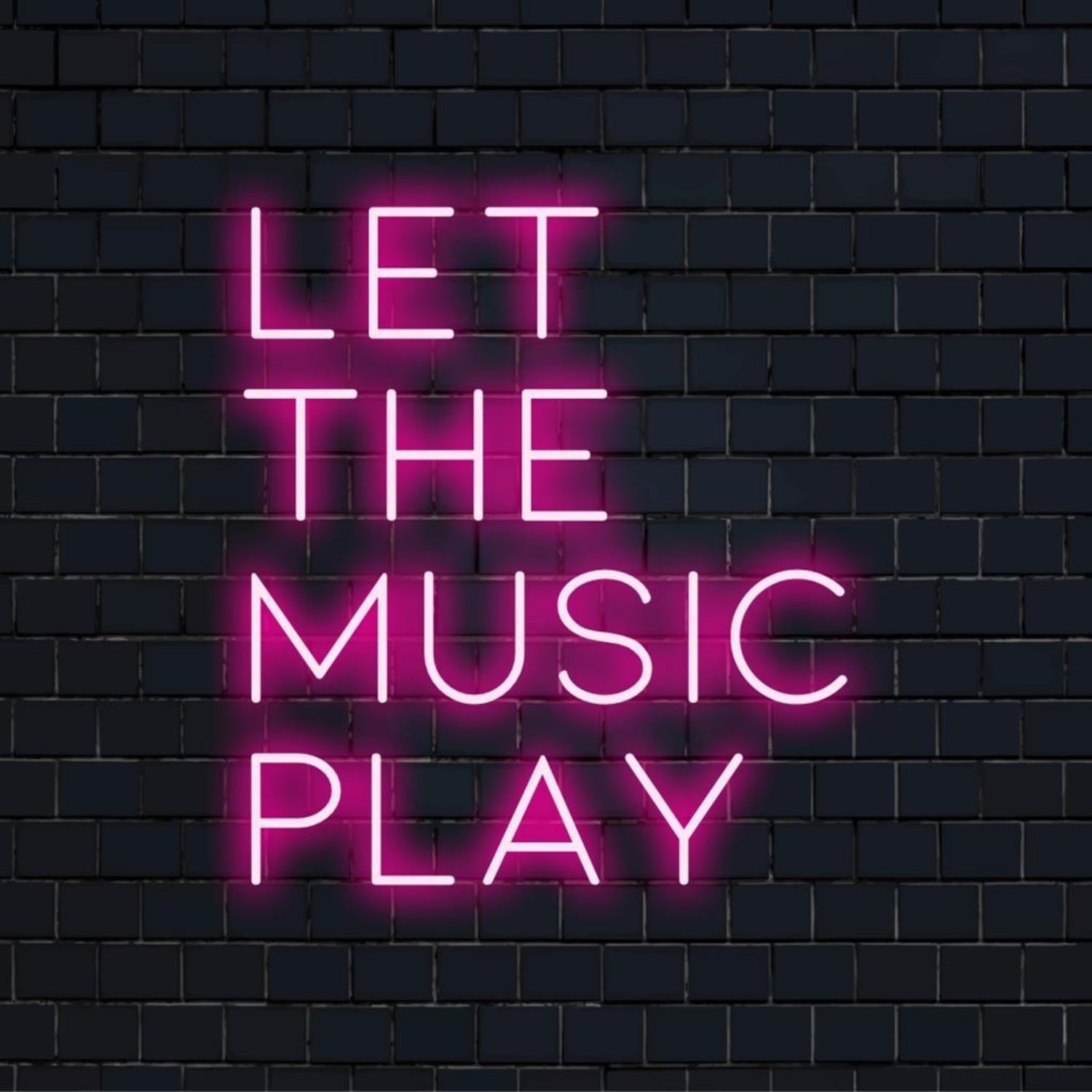 Let The Music Play LED Neon Sign | Shineneon
