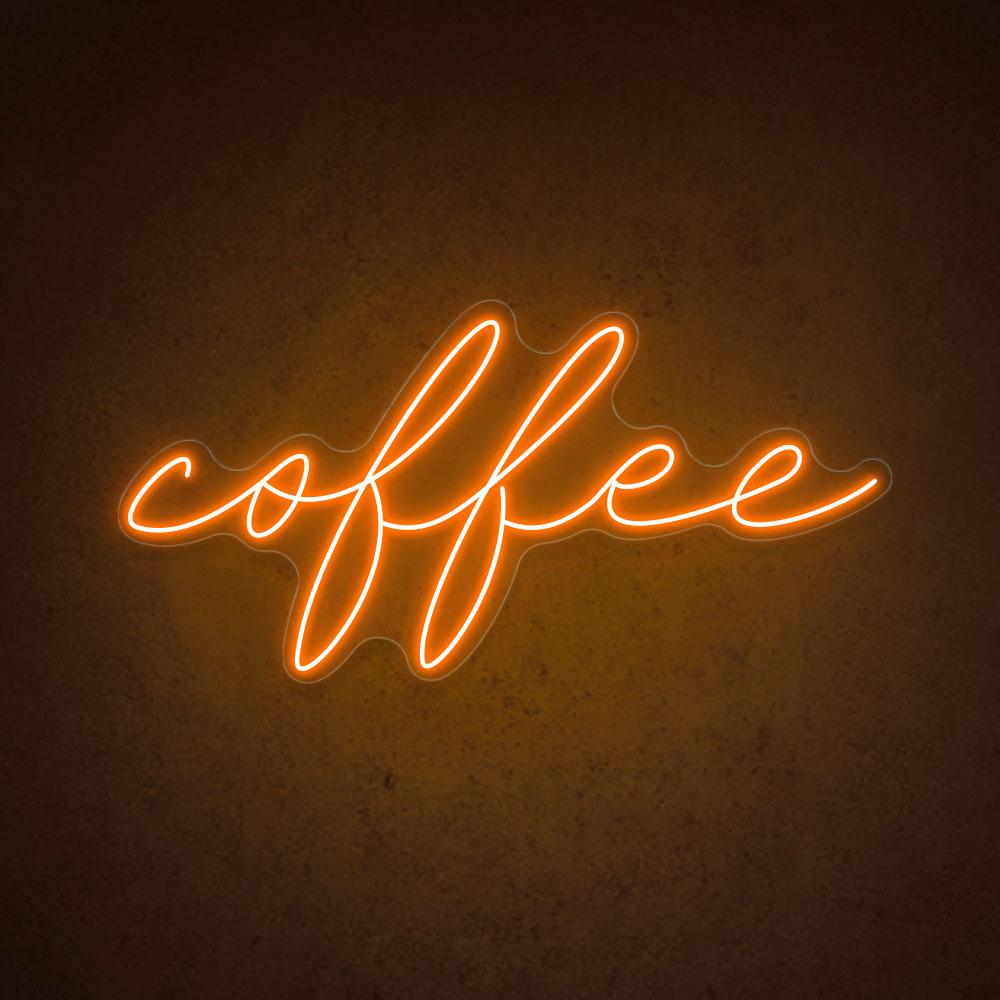 Pink Handwritten Coffee Led Neon Sign For Home Coffee Bar | Shineneon