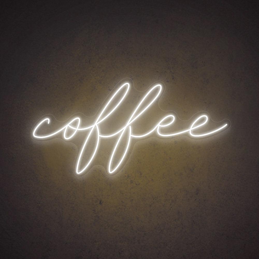 Pink Handwritten Coffee Led Neon Sign For Home Coffee Bar | Shineneon