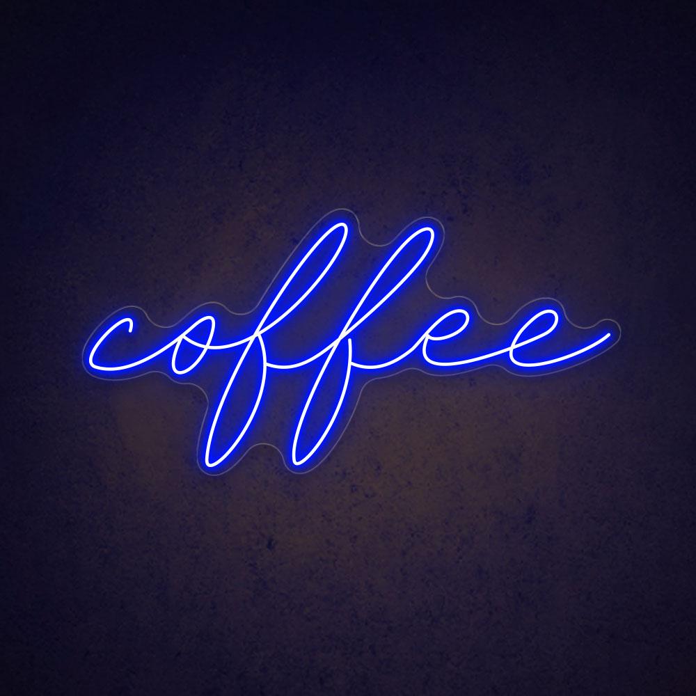 Pink Handwritten Coffee Led Neon Sign For Home Coffee Bar | Shineneon