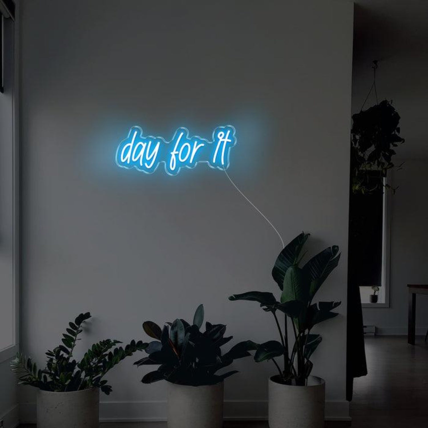 Pink Handwritten Day For It Led Neon Sign For Modern Home Decor | Shineneon