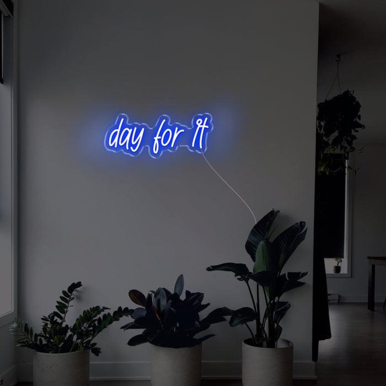 Pink Handwritten Day For It Led Neon Sign For Modern Home Decor | Shineneon