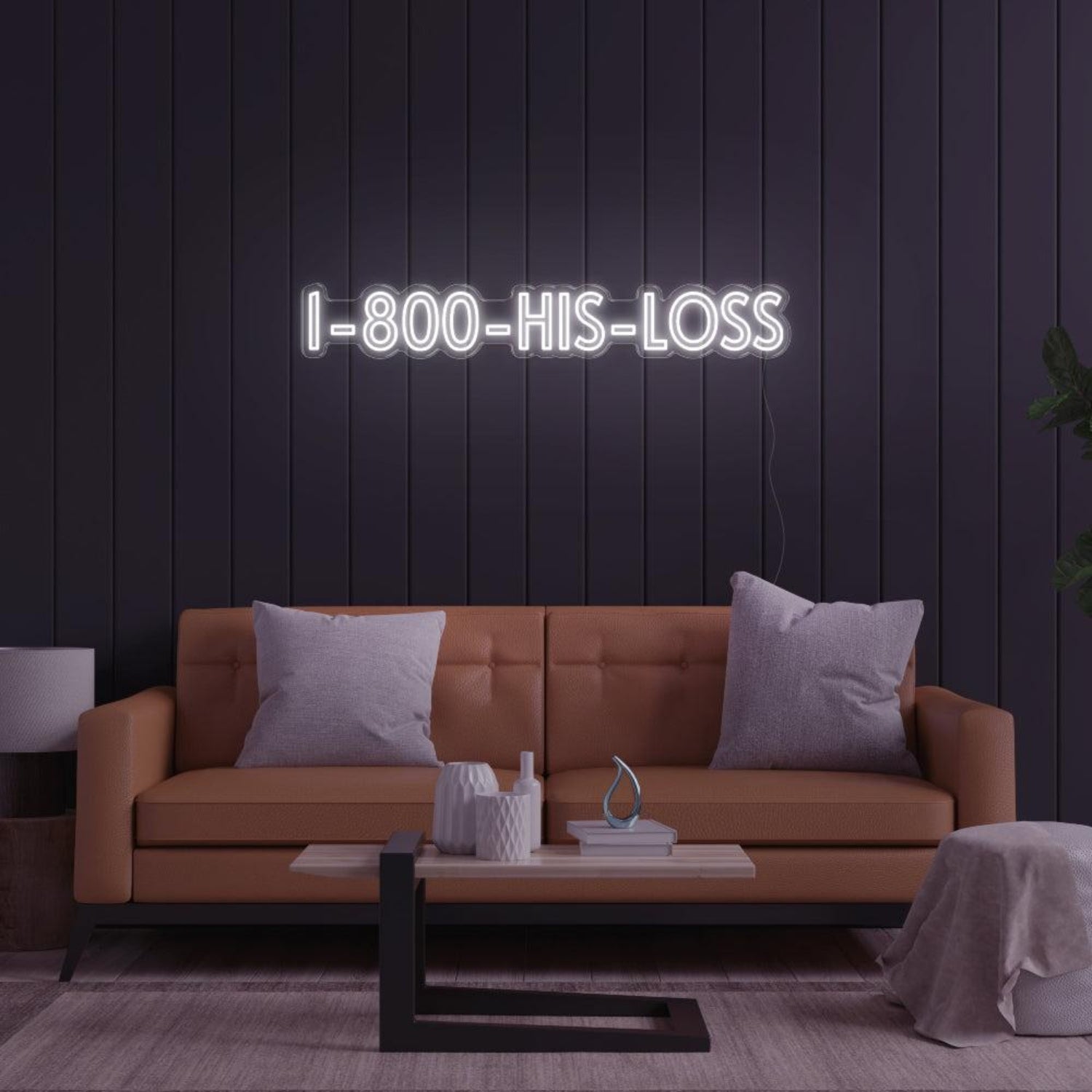 Pink I-800-His-Loss Led Neon Sign For Home Decor | Shineneon