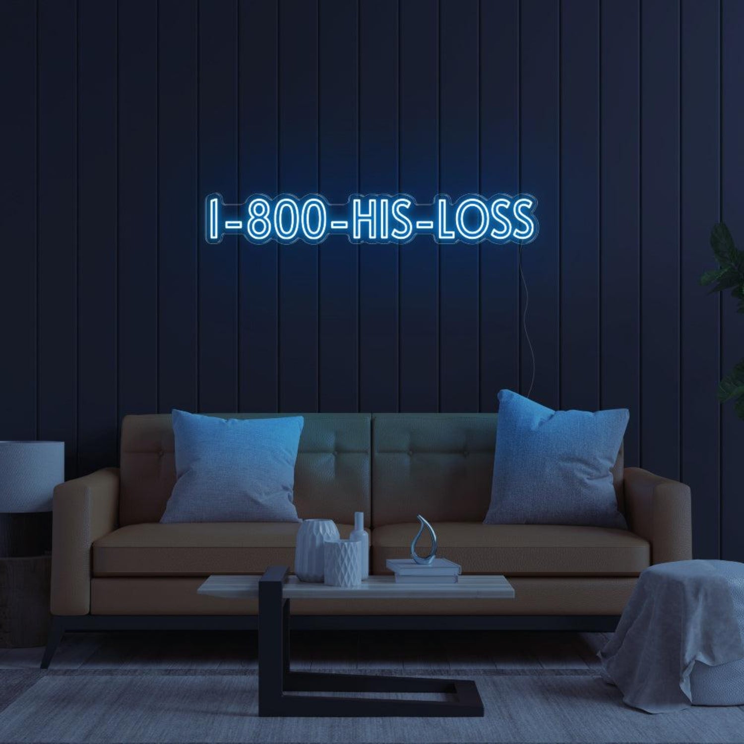 Pink I-800-His-Loss Led Neon Sign For Home Decor | Shineneon