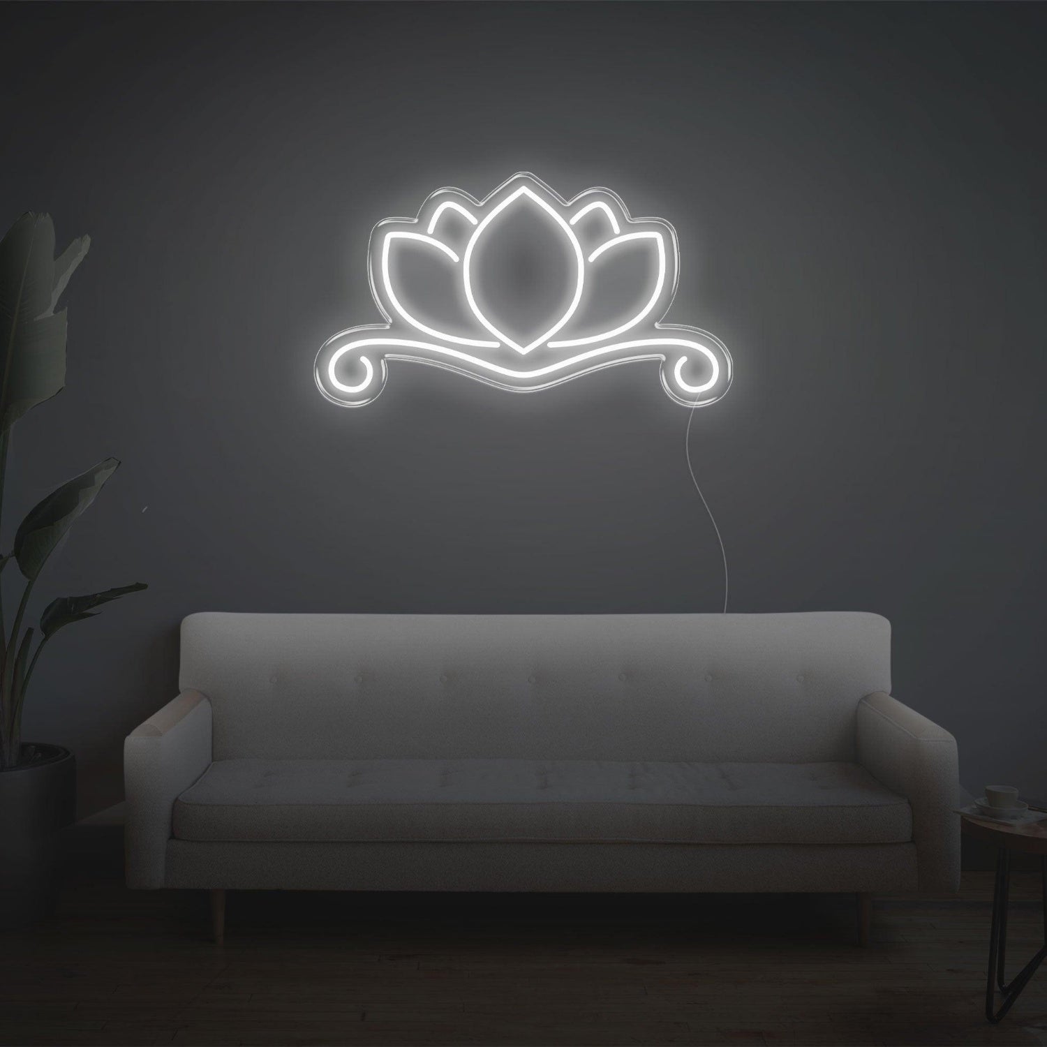 Pink Lotus Flower Led Neon Sign For Modern Home Decor | Shineneon