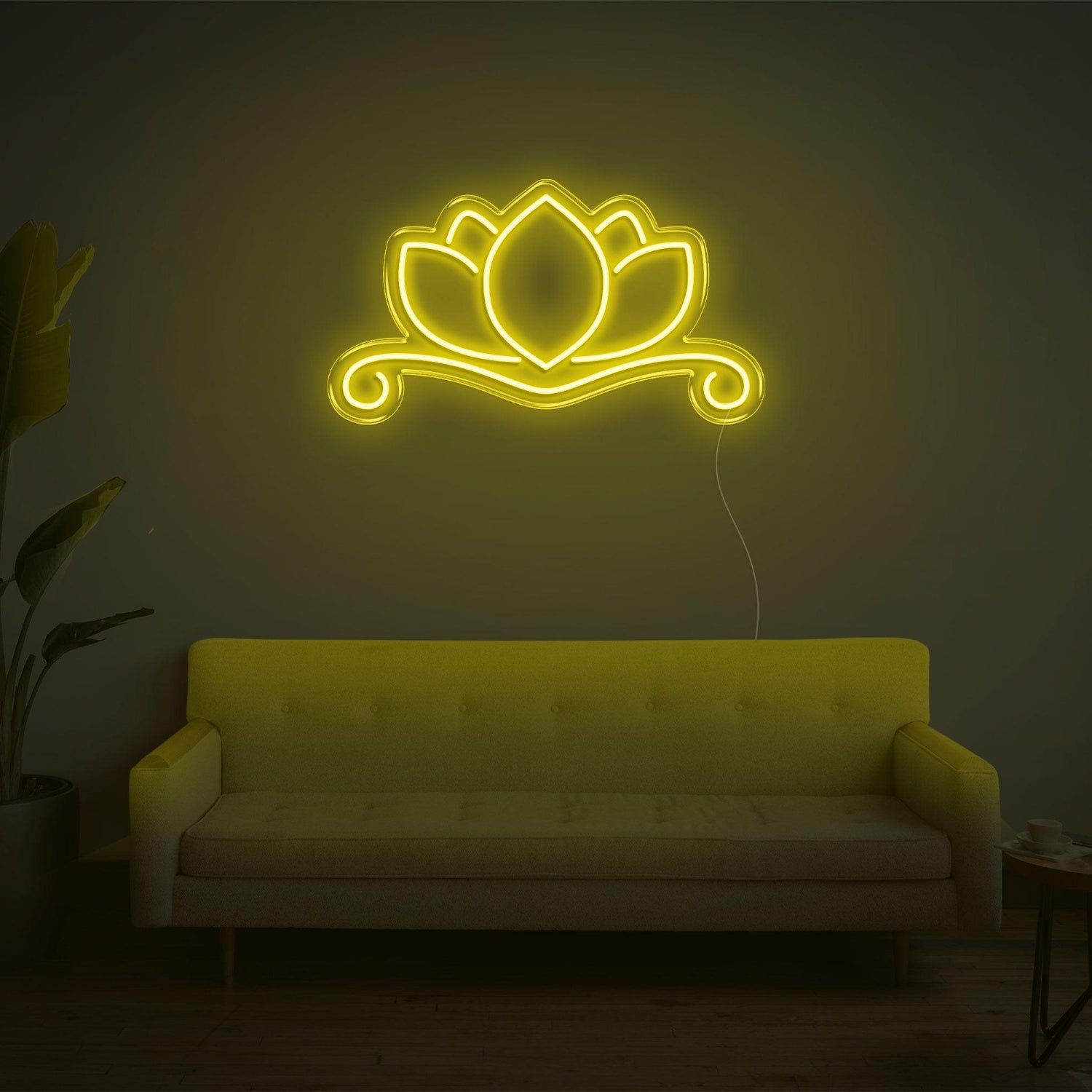 Pink Lotus Flower Led Neon Sign For Modern Home Decor | Shineneon