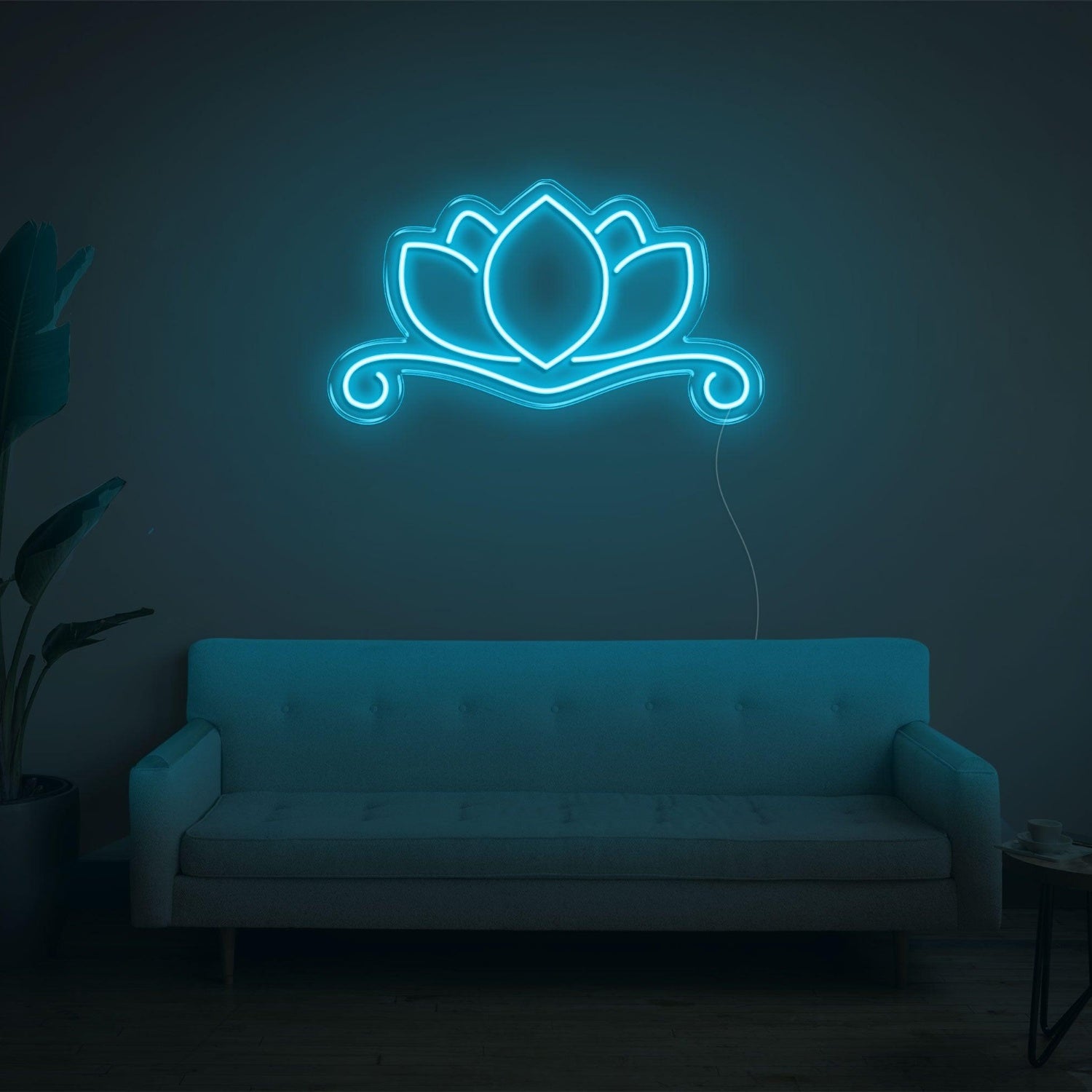 Pink Lotus Flower Led Neon Sign For Modern Home Decor | Shineneon