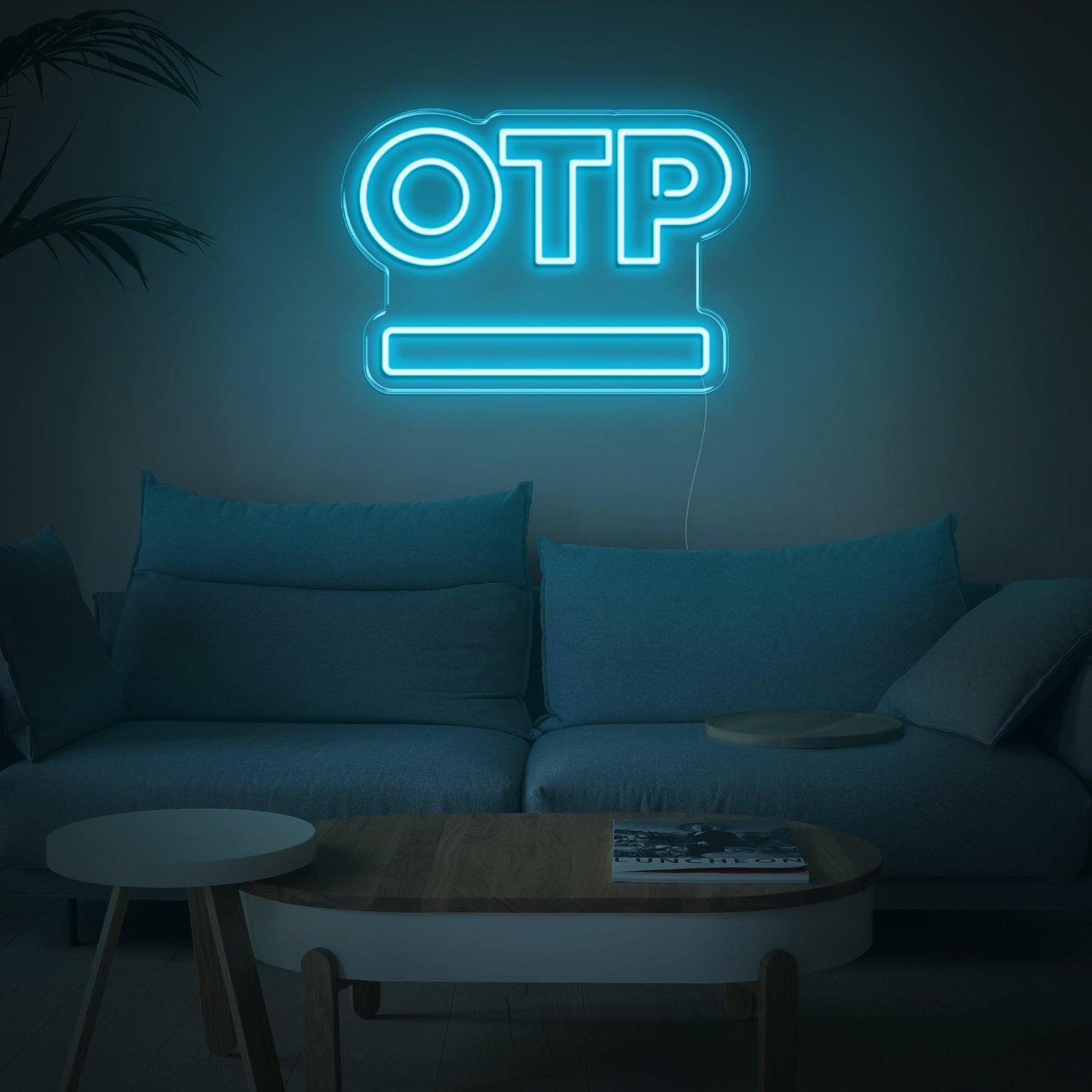 Pink Otp Button Led Neon Sign For Home Decor | Shineneon