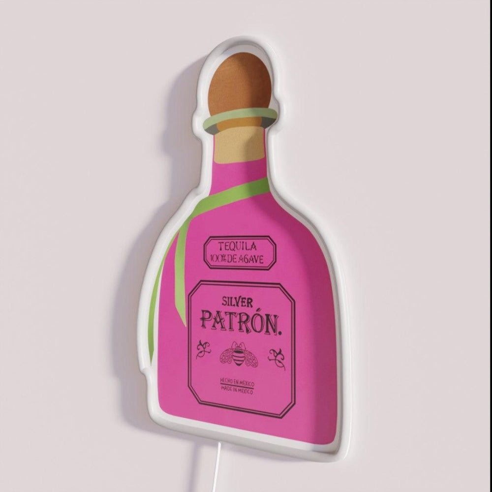 Pink Patron Bottle Rgb Led Neon Sign - Shineneon
