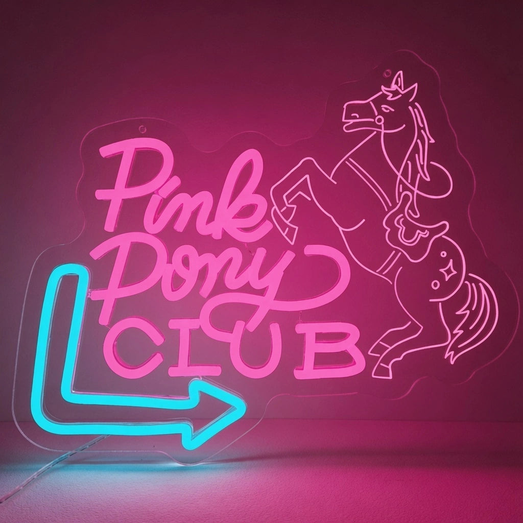 Pink Pony Club LED Neon Sign - 01 Original Product Image