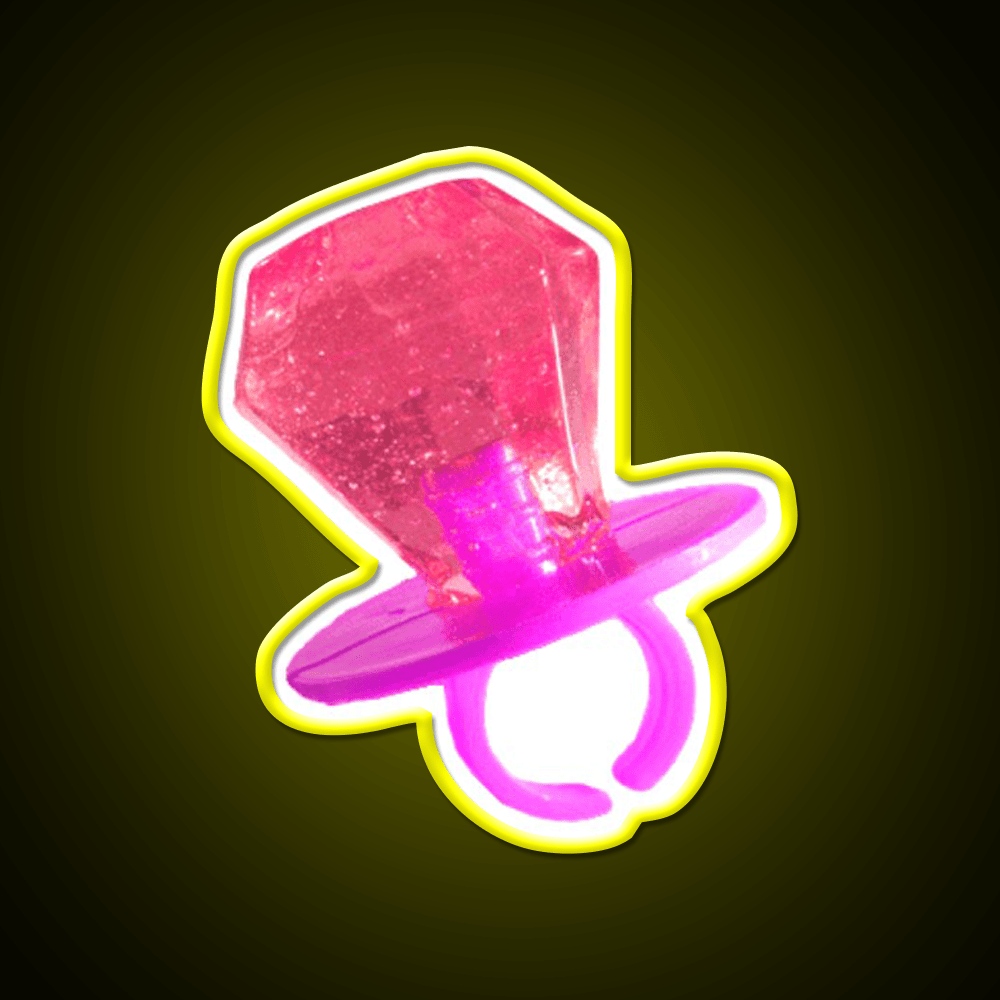 Pink Ring Pop Snack Food Led Neon Sign Rgb Color - Shineneon