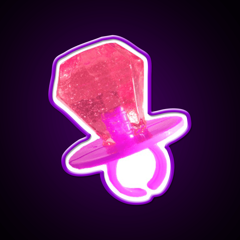 Pink Ring Pop Snack Food Led Neon Sign Rgb Color - Shineneon