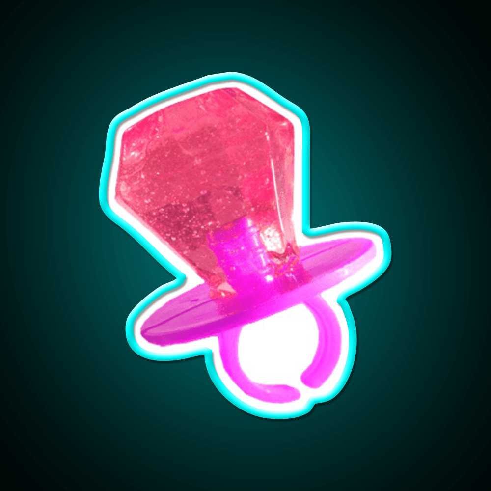 Pink Ring Pop Snack Food Led Neon Sign Rgb Color - Shineneon