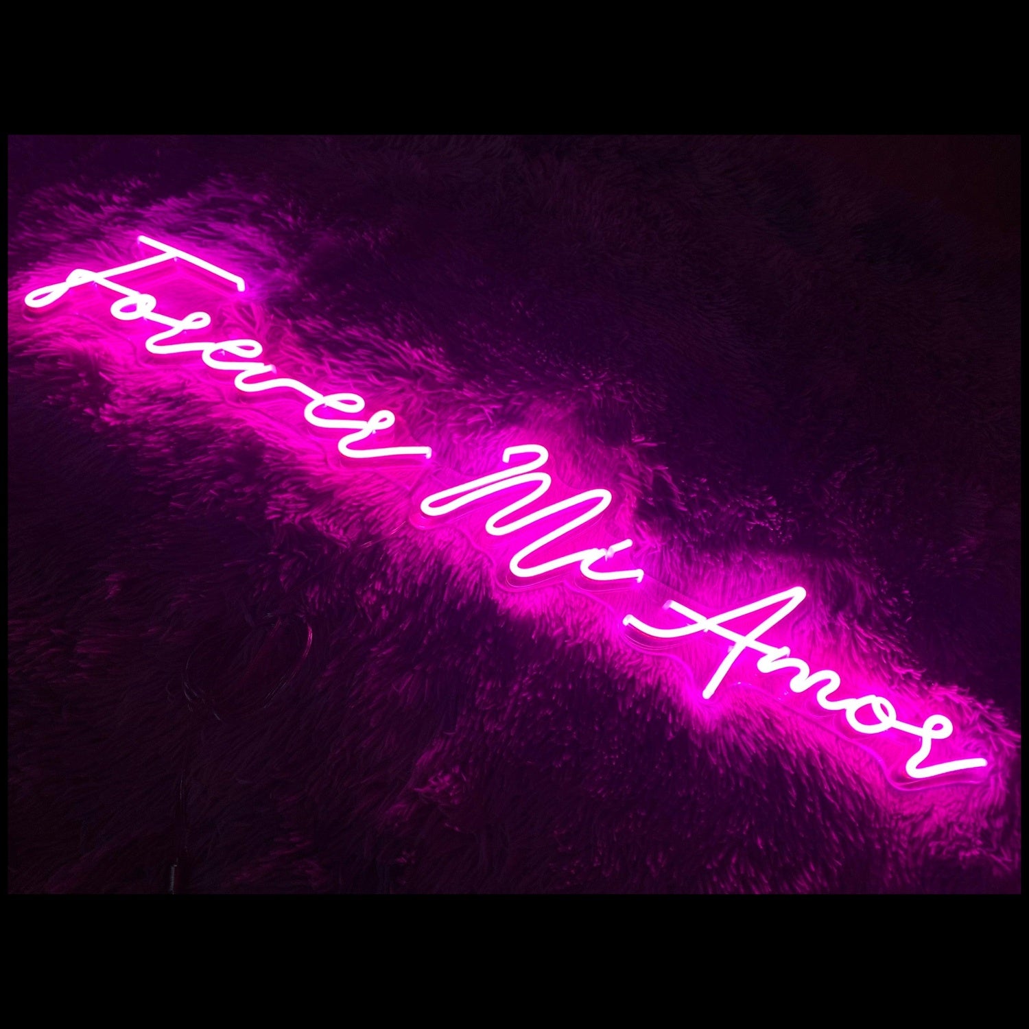Pink Romantic Forever Mi Amor Led Neon Sign For Bedroom Wedding Decor | Shineneon