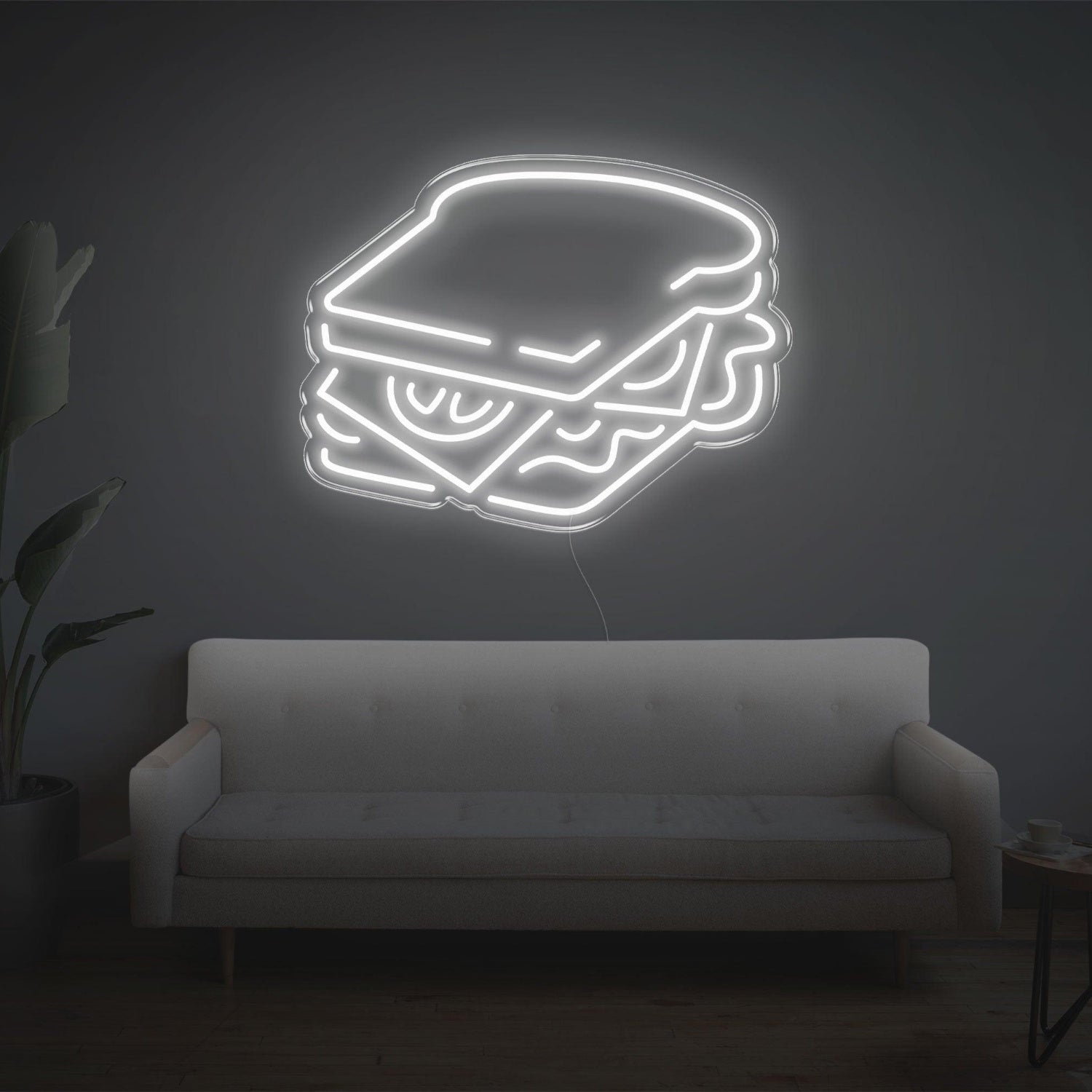 Pink Sandwich Led Neon Sign For Home Cafe Decor | Shineneon