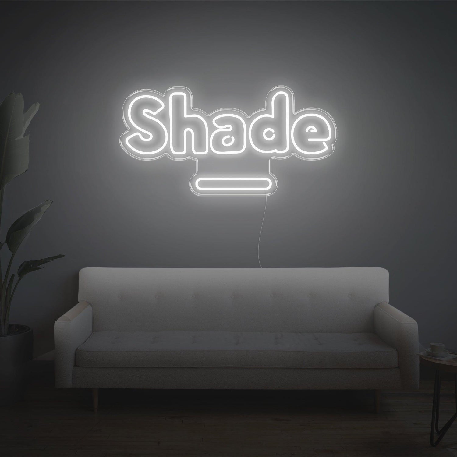 Pink Shade Led Neon Sign With Cup Design For Home Studio Decor | Shineneon