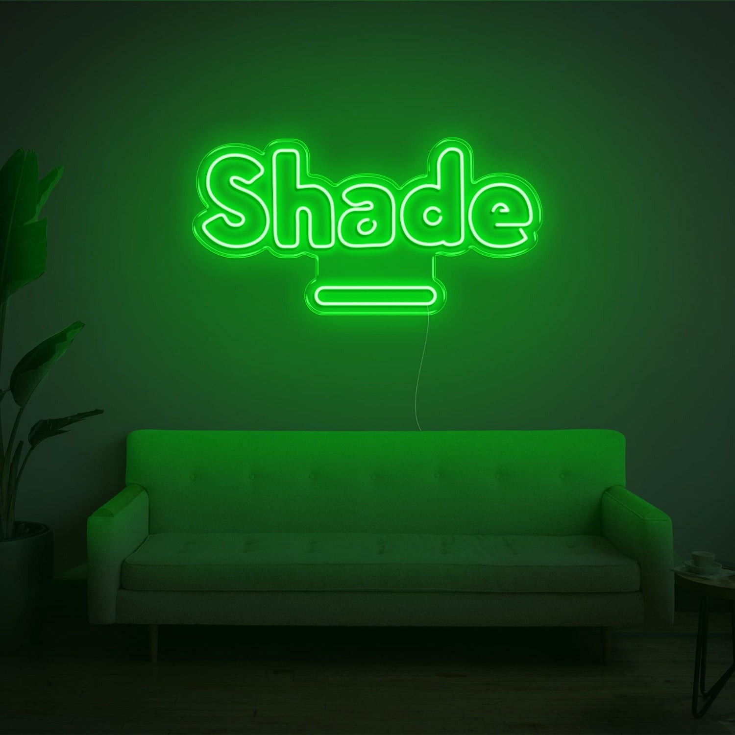 Pink Shade Led Neon Sign With Cup Design For Home Studio Decor | Shineneon