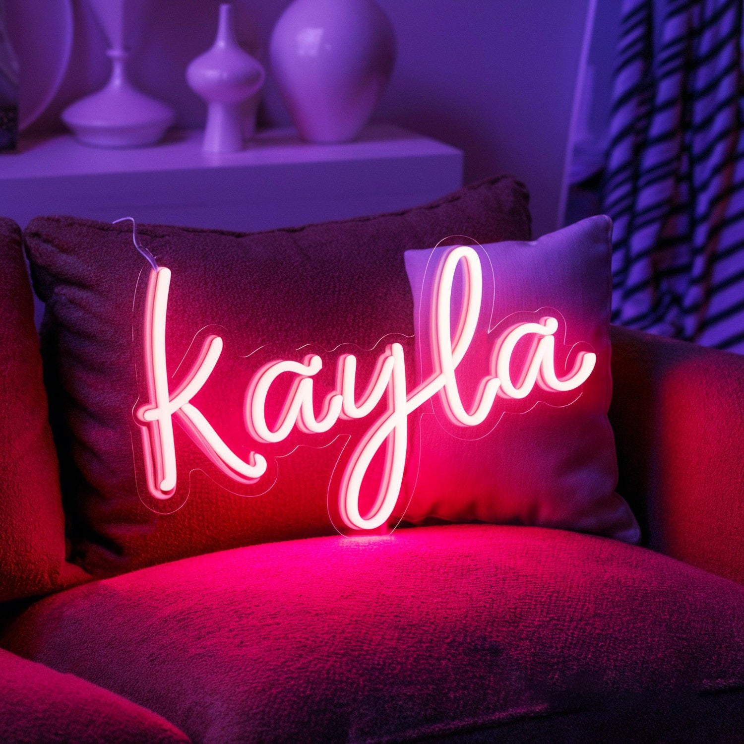 Pink Sophia Led Neon Sign Birthday Party Kids Bedroom Decor | Shineneon