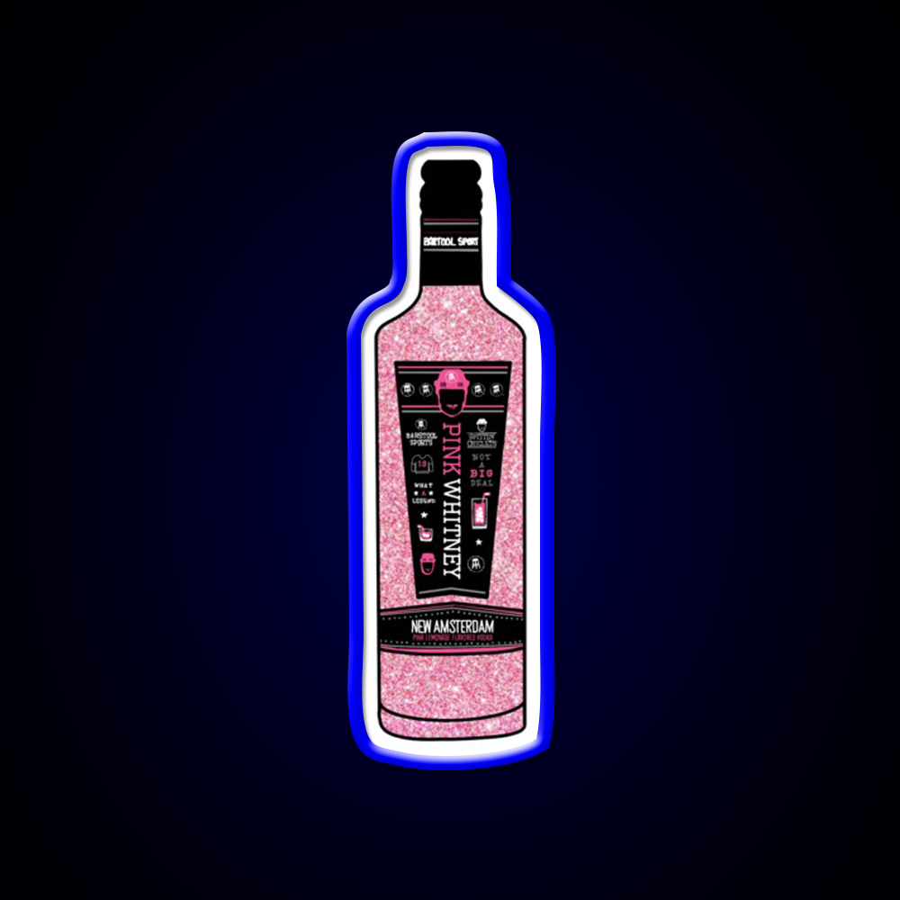 Pink Whitney Glitter Beer Bar Decor Led Neon Sign Rgb Color - LED neon sign view 5
