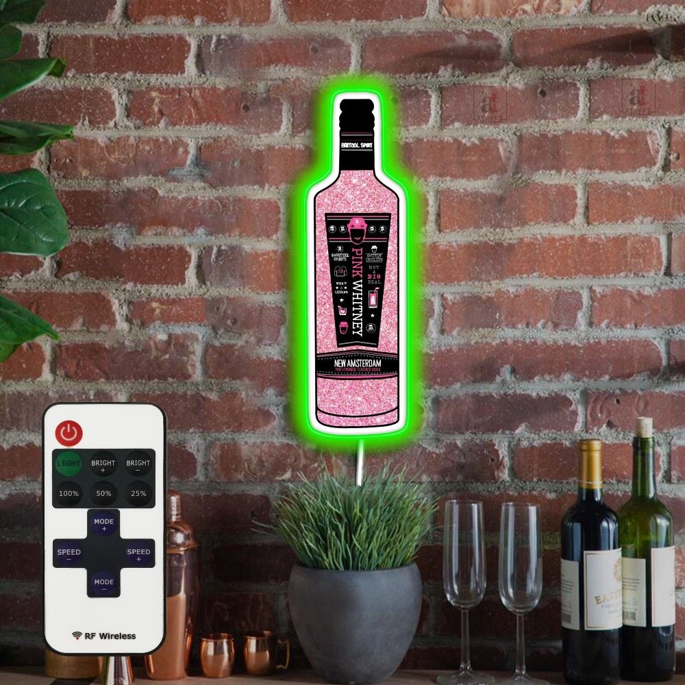 Pink Whitney Glitter Neon Sign - Shineneon