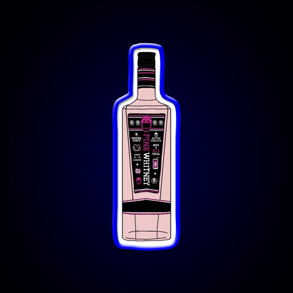 Pink Whitney Whiskey Drink Bar Led Neon Sign Rgb Color - Shineneon