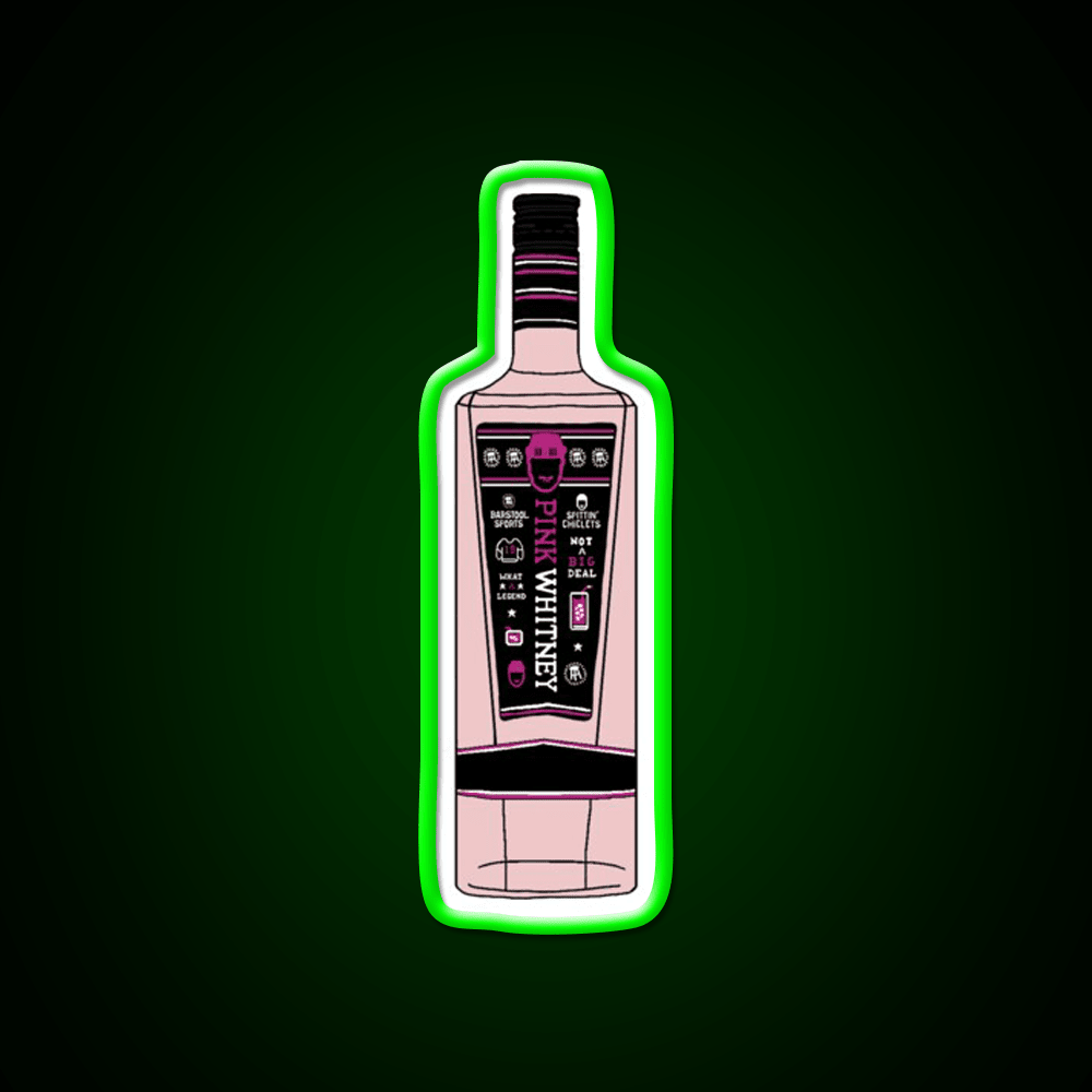 Pink Whitney Whiskey Drink Bar Led Neon Sign Rgb Color - Shineneon