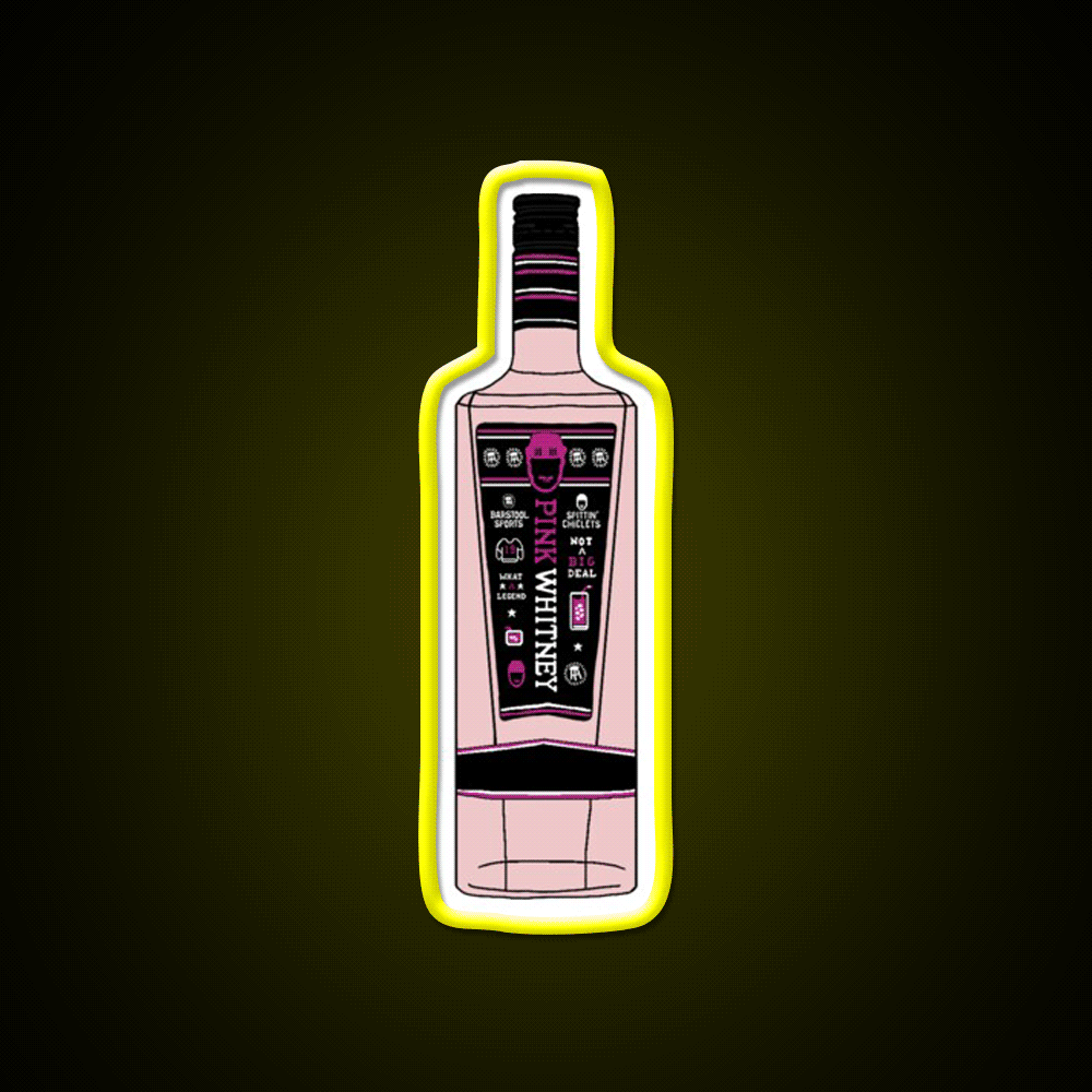 Pink Whitney Whiskey Drink Bar Led Neon Sign Rgb Color