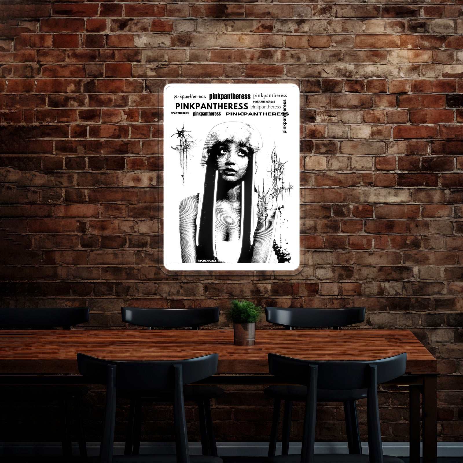 Pinkpantheress Artwork Led Neon Signs Custom | Shineneon