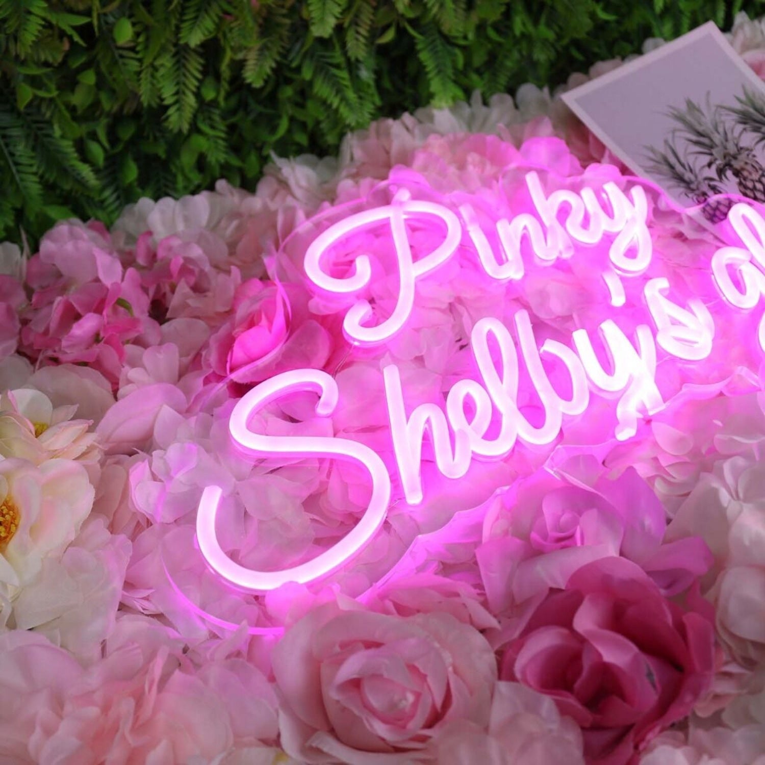 Pinky Shelbys Glow Pink Led Neon Sign - Shineneon