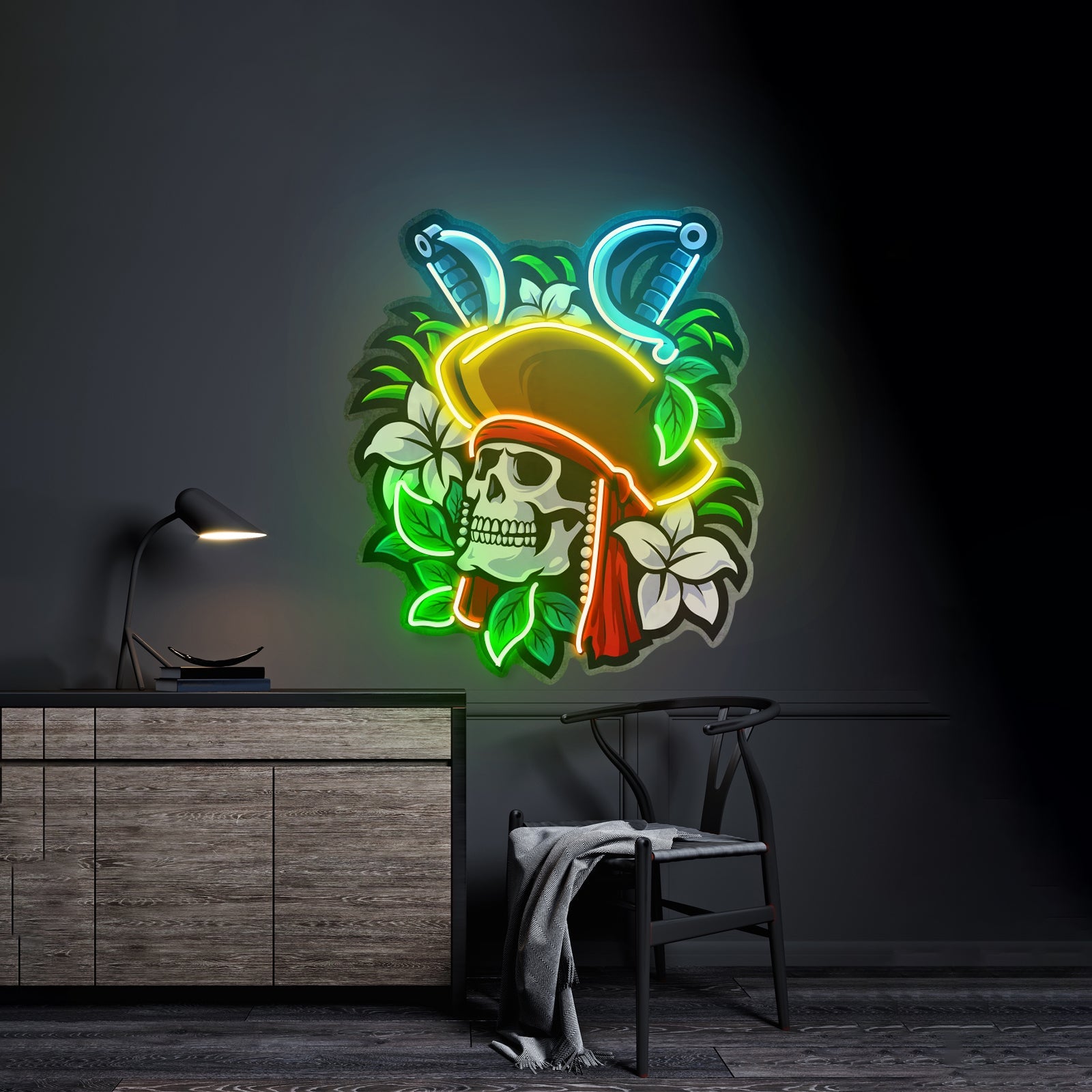 Pirate Skeleton Led Neon Sign Light Custom Led Signs - Shineneon