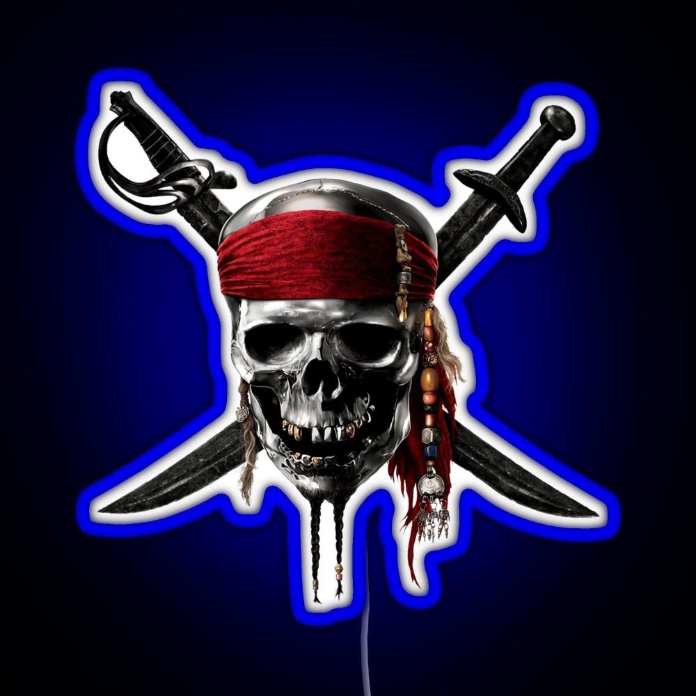 Pirates Of The Caribbean Rgb Led Neon Sign Pop Wall Art - Shineneon