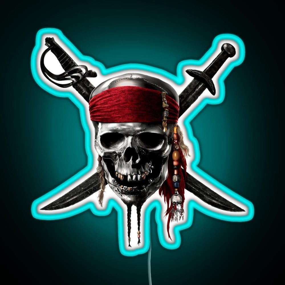 Pirates Of The Caribbean Rgb Led Neon Sign Pop Wall Art - Shineneon