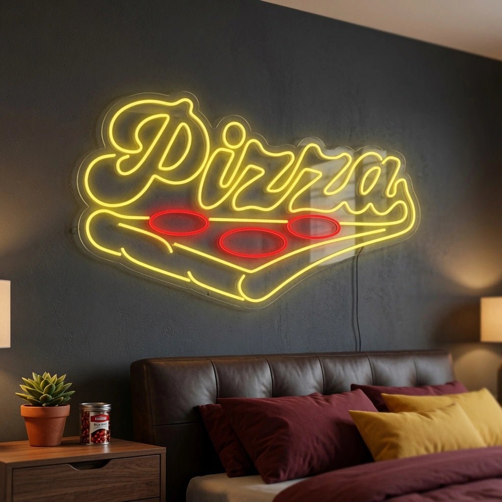 Pizza Bedroom Decor LED Neon Sign - Shineneon