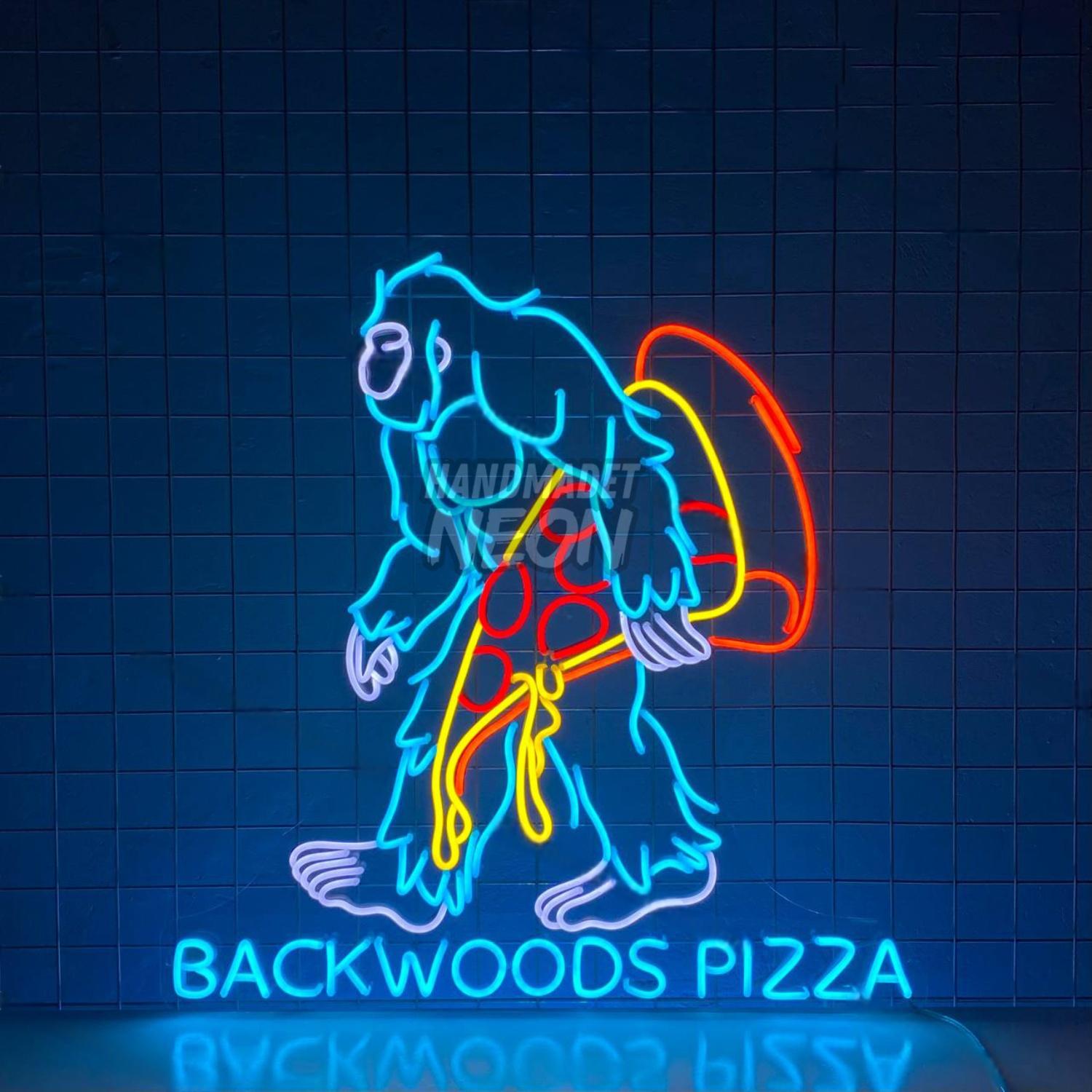 Pizza Bigfoot Led Neon Sign Wall Art | Shineneon