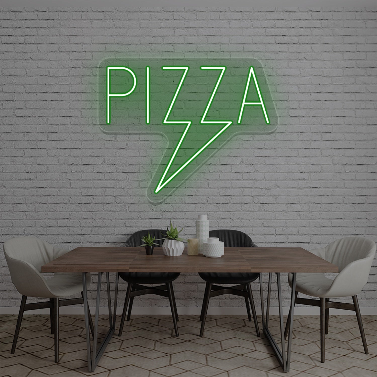 Pizza Bolt Led Neon Sign | Shineneon
