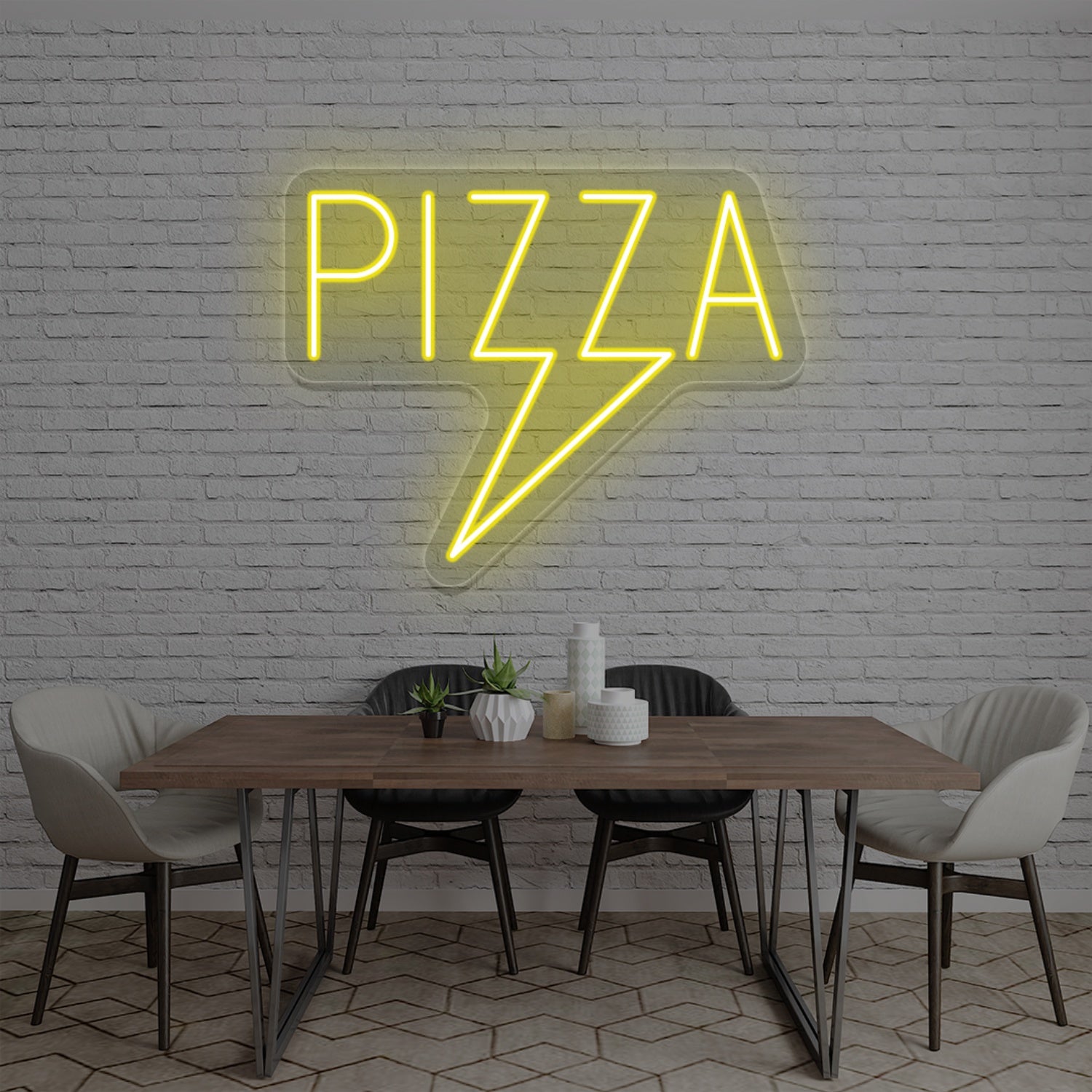 Pizza Bolt Led Neon Sign | Shineneon